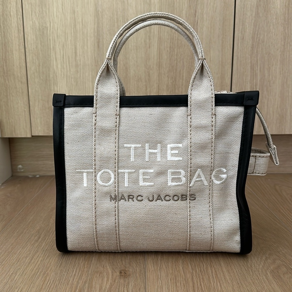 Marc Jacobs Summer Small Tote Bag in Natural Canvas - NWT